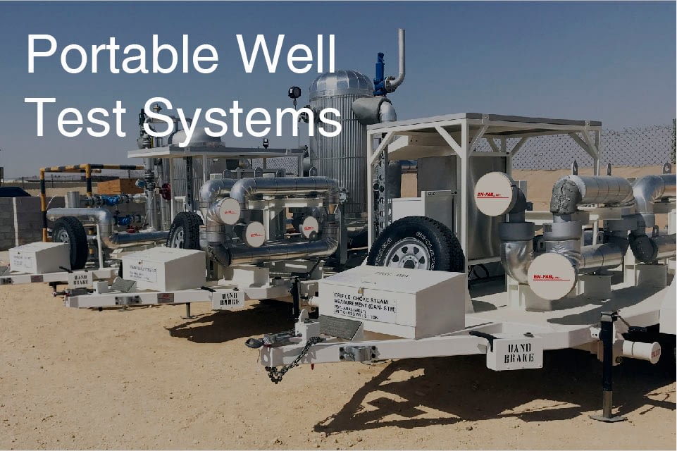 Portable Well Testing Equipment
